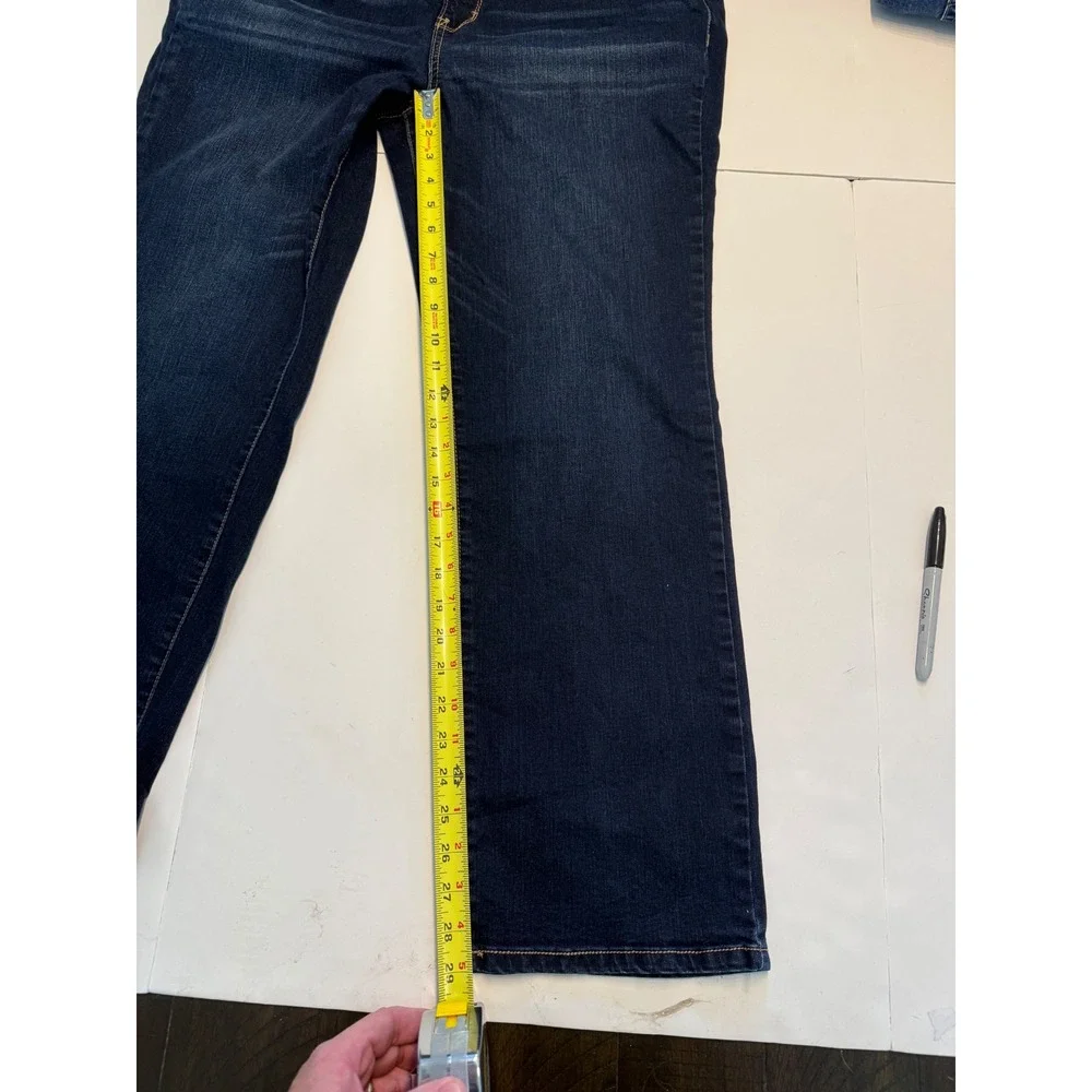 Wallflower Legendary Fit Bootcut Jeans Dark Wash Blue WFM11553P Womens 18 - Picture 7 of 9